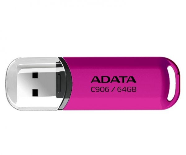 USB Flash Drive 64Gb ADATA C906, Purple (AC906-64G-RPP) -  1