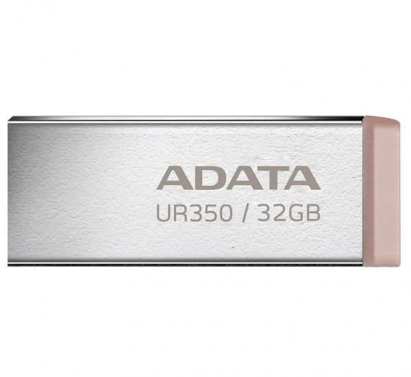 ���� ����������� USB 32Gb ADATA UR350, Silver/Brown, USB 3.2 Gen 1, �� 100 ��/� (UR350-32G-RSR/BG) - �������� 2