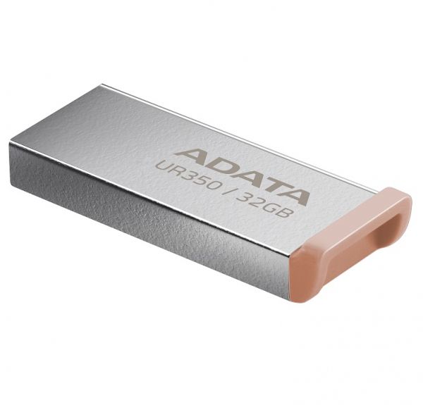 ���� ����������� USB 32Gb ADATA UR350, Silver/Brown, USB 3.2 Gen 1, �� 100 ��/� (UR350-32G-RSR/BG) - �������� 3