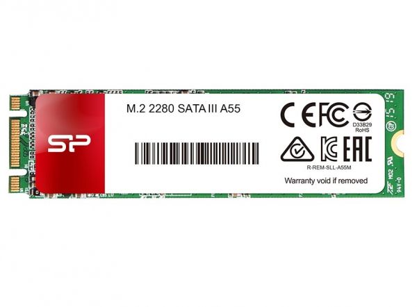 SSD  Silicon Power A55 1Tb M.2 SATA3 3D TLC (SP001TBSS3A55M28) -  1
