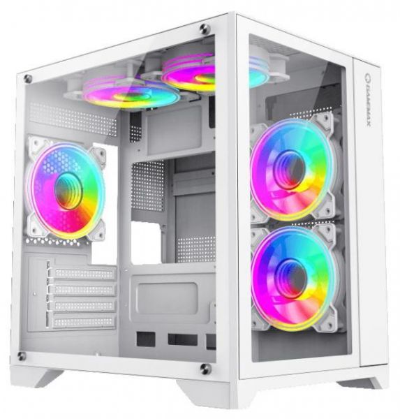  GameMax Infinity Mini White,  , Mini Tower, Micro ATX / Mini ITX, 1USB 3.0, 2USB 2.0, 358275373 , 3.6 -  1