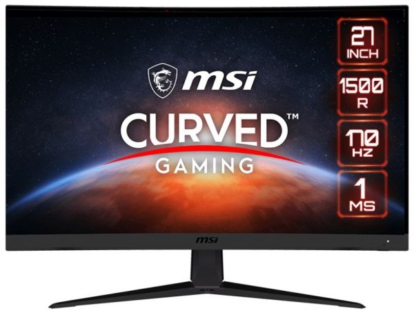������� ��������� 27" MSI G27C5 E2, Black, WLED, VA, 1920x1080 (16:9), 1 ��, 170 ��, 250 ��/�, 3000:1, 1500R, 178�/178�, 2xHDMI/DP, VESA 100x100 ��, Adaptive Sync - �������� 1