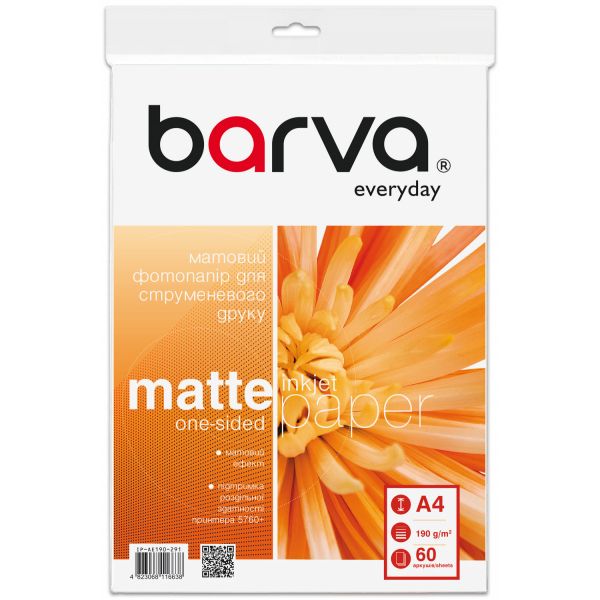 ���������� Barva, �������, A4, 190 �/�, 60 �, ����� "Everyday" (IP-AE190-291) - �������� 1