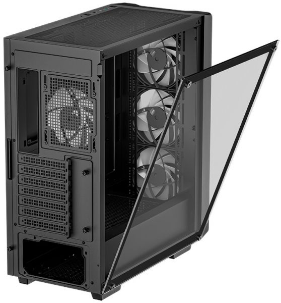 ������ Deepcool CC560 V2, Black, ��� ��, Mid Tower, ATX / Micro ATX / Mini ITX, ����. CPU - 165 �� / GPU - 370 ��, 1xUSB 3.0 / 1xUSB 2.0, 4x120 �� LED, ������� ������ �� ����������� ������ (R-CC560-BKGAA4-G-2) - �������� 7