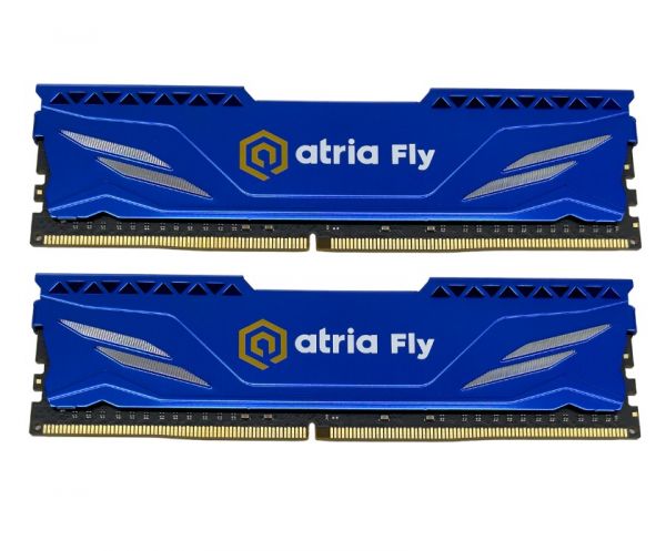 ' 8Gb x 2 (16Gb Kit) DDR4, 2666 MHz, Atria Fly, Dark Blue, 19-19-19-43, 1.2V,   (UAT42666CL19BLK2/16) -  1