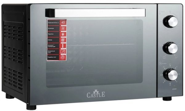 �������������� Castle CPE-45B, Black, 1700W, 45�, ���������, ������� ������������ ������, 4 �������������� ��������, ���������, ������, ��������� 70-250 �C, ������� ����������, ���������, �������, ����� ��� ��������, ����� ��� ������ - �������� 1