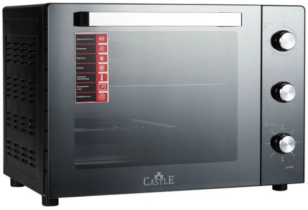 �������������� Castle CPE-60B, Black, 1900W, 60�, ���������, ������� ������������ ������, 4 �������������� ��������, ���������, ������, ��������� 70-250 �C, ������� ����������, ���������, �������, ����� ��� ��������, ����� ��� ������ - �������� 1