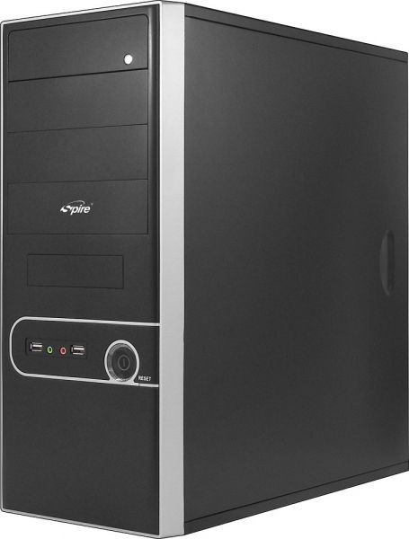 ������ Spire CoolBox 202 Black, ��� ��, 120mm, ATX/MicroATX, USB2.0 x 2, 0.5 mm, 405x420x175, 4.8 kg (SPD202B-E1) - �������� 2