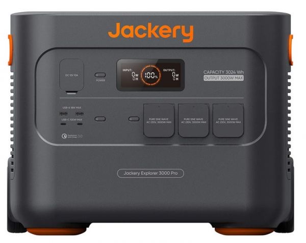 �������� ������� Jackery Explorer 3000 Pro (3024 ���), Li-Ion � �����-������ �����������, ������ ���������, 2 x ������� - �������� 1