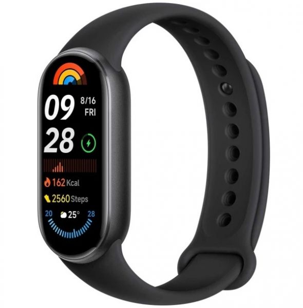 ������-������� Xiaomi Mi Smart Band 9, Midnight Black, AMOLED ������� 1.62" (192x490), 128Mb / 8Mb, Bluetooth 5.2, 233 mAh - �������� 2