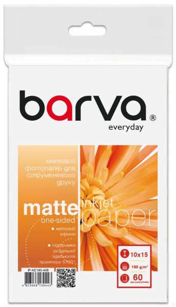 �������� Barva, �������, A6 (10x15), 190 �/�, 60 ���, ���� "Everyday" (IP-AE190-408) - �������� 1