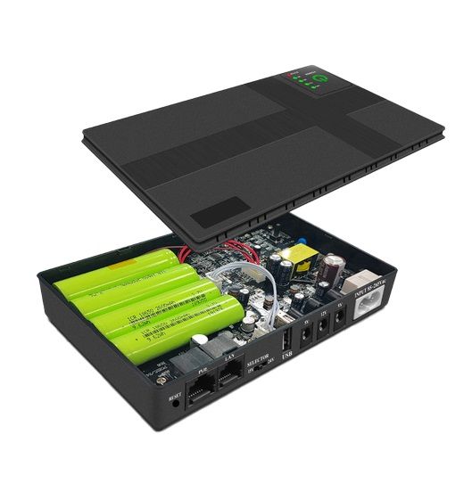 ������� ������������� �������� ��� ������� TTN DC1018P, Black, 10400 mAh (18Wh), 1xDC (12V/1A), 1xDC (9V/1A), 1xDC (5V/2A), 1xUSB (5V/2A), PoE 15V/24V - �������� 2