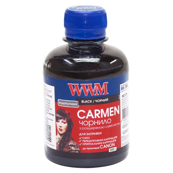 ������� WWM Canon CARMEN, PG-30/37/40/50/510/512, PGI-5/425/520, Black, 200 ��, ���������������, ������������� (CU/B) - �������� 1