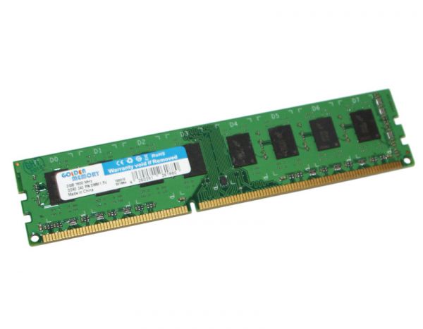  2Gb DDR3, 1600 MHz (PC3-12800), Golden Memory, 11-11-11-28, 1.5V (GM16N11/2) -  1