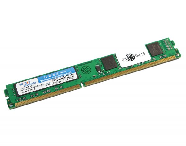  4Gb DDR3, 1600 MHz (PC3-12800), Golden Memory, 11-11-11-28, 1.35V (GM16LN11/4) -  1