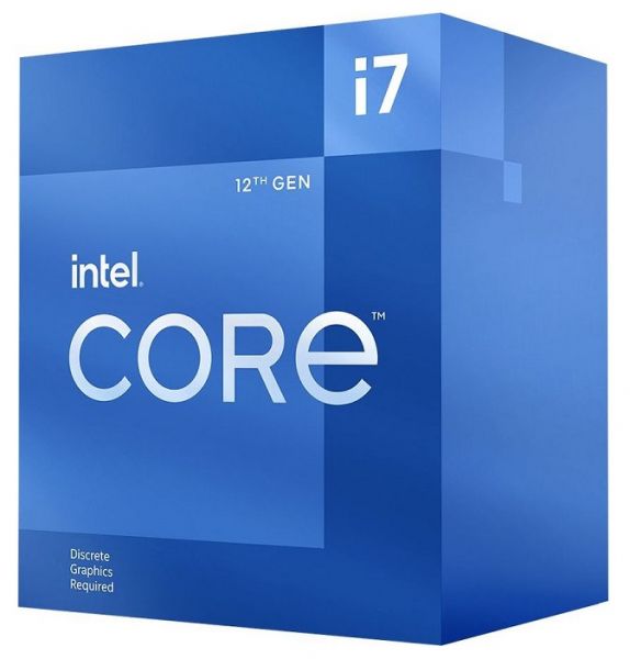  Intel Core i7 (LGA1700) i7-12700F, Box, 12x2.1 GHz (Turbo Boost 4.9 GHz, 20 ), L3 25Mb Smart Cache, Alder Lake, 10 nm, TDP 65W (BX8071512700F) -  1