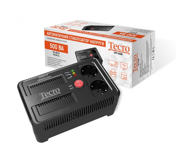 ������������ Tecro SPT-500B, 500 VA (300 ��), ����. ���������� 145-260�, ��� ���������� 220� + - 10% - �������� 1