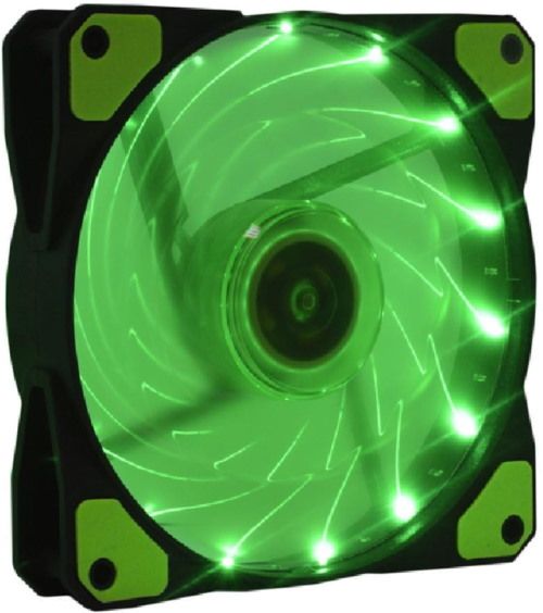 ���������� 140 mm Cooling Baby 14025S Green, 140x140x25�� HB 1200 ��/��� 25��, SB 12� 0.25A, 4pin MOLEX - �������� 1