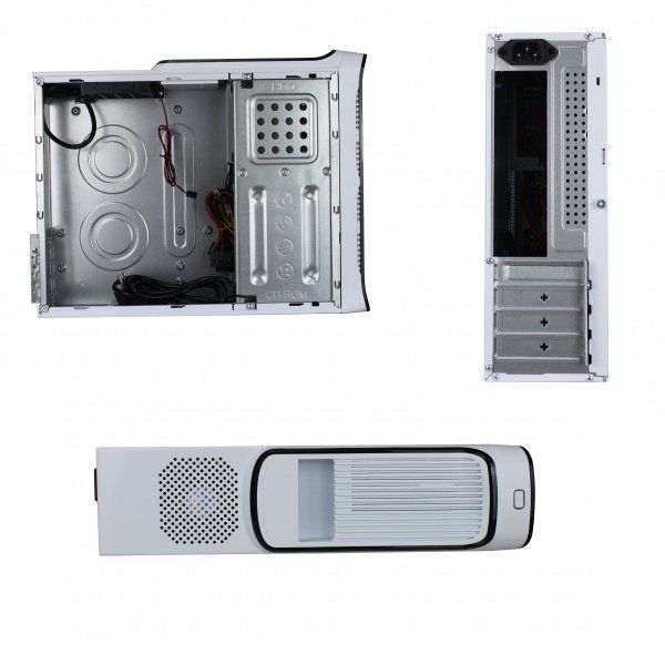  GameMax ST-610W White, 300 , Micro ATX / Mini ITX, 2xUSB 2.0, 1x80  -  3