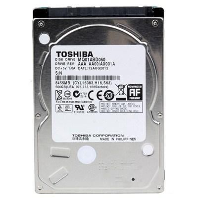  HDD 2.5" SATA  500GB Toshiba 5400rpm 8MB (MQ01ABD050V) Ref -  1