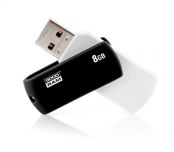 USB   Goodram 8GB Colour Mix Black/White USB 2.0 (UCO2-0080KWR11) -  1
