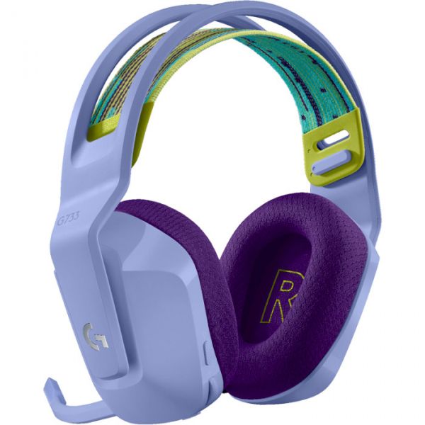 ��������� Logitech G733 Lightspeed Wireless RGB Gaming Headset Lilac (981-000890) (L981-000890) - �������� 2