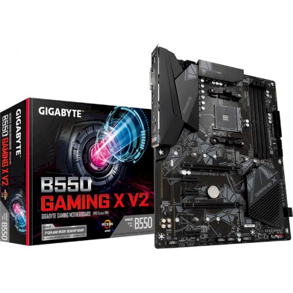 Gigabyte ����������� ����� B550 GAMING X V2 sAM4 B550 4xDDR4 HDMI DVI ATX B550_GAMING_X_V2 - �������� 1