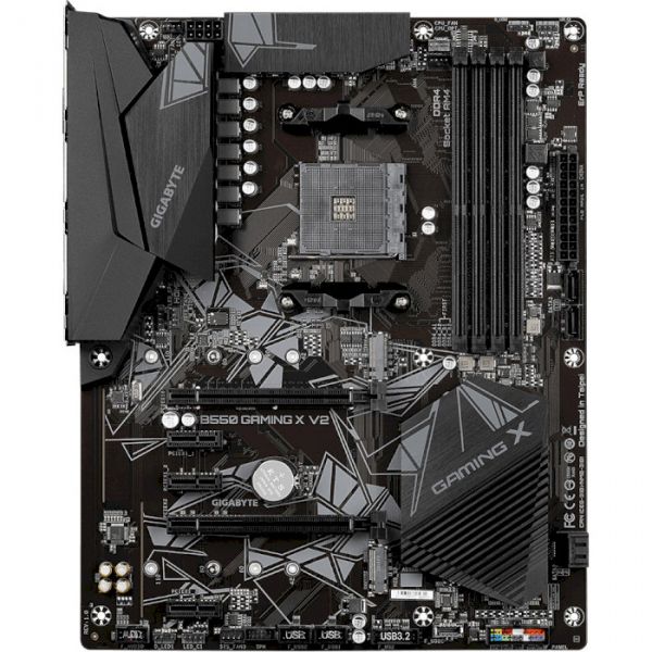 Gigabyte ����������� ����� B550 GAMING X V2 sAM4 B550 4xDDR4 HDMI DVI ATX B550_GAMING_X_V2 - �������� 2