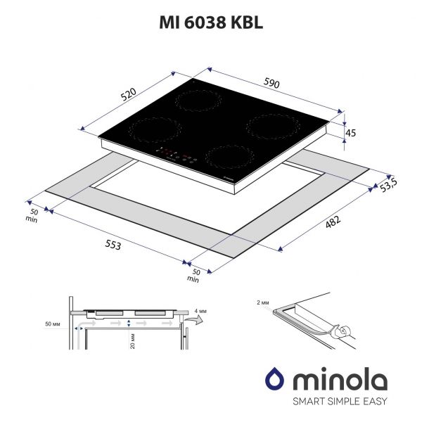    Minola MI 6038 KBL -  7