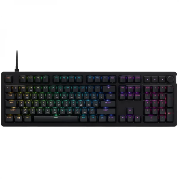 HyperX ��������� ��������� Alloy Rise 106key, Red, USB-A, EN/UA, RGB, ������ 7G7A3AA - �������� 2