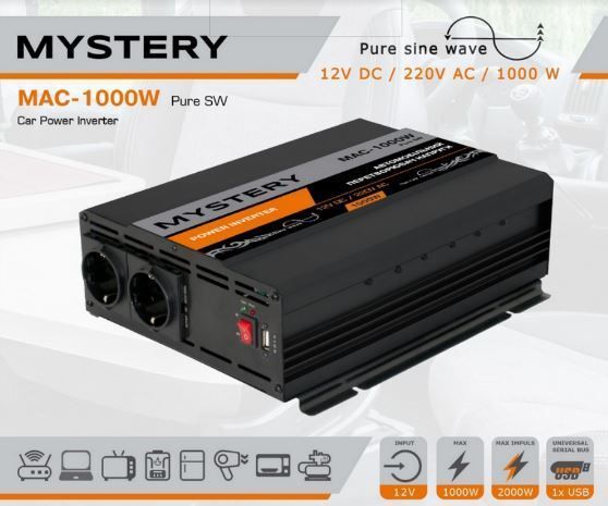 ������������ Mystery MAC-1000W PURE SW 12/220V - �������� 1