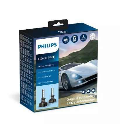 ����� ���������� PHILIPS H1 11258U91X2 LED Ultinon Pro9100 +350% 12/24V - �������� 1