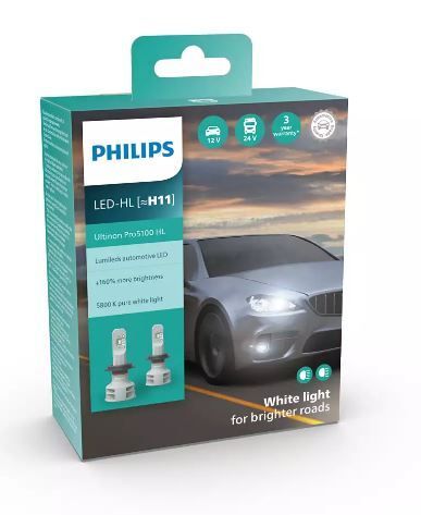 ����� ���������� PHILIPS H11 11362U51X2 LED Ultinon Pro5100 +160% 12/24V - �������� 1