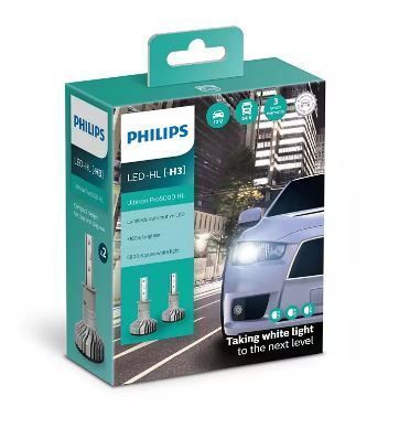 ����� ���������� PHILIPS H3 11336U50CWX2 LED Ultinon Pro5000 +160% 12/24V - �������� 1