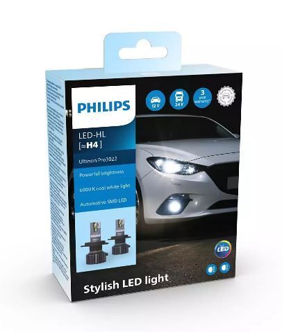 ����� ���������� PHILIPS H4 11342U3022X2 Ultinon Pro 3022 LED-HL 12/24V - �������� 1