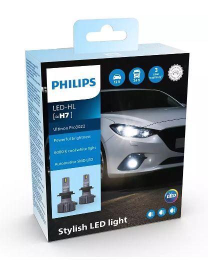����� ���������� PHILIPS H7 11972U3022X2 Ultinon Pro 3022 LED-HL 12/24V - �������� 1