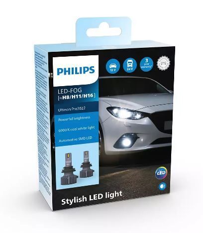 ����� ���������� PHILIPS H8/H11/H16 11366U3022X2 LED Ultinon Pro 3022 LED 12/24V - �������� 1