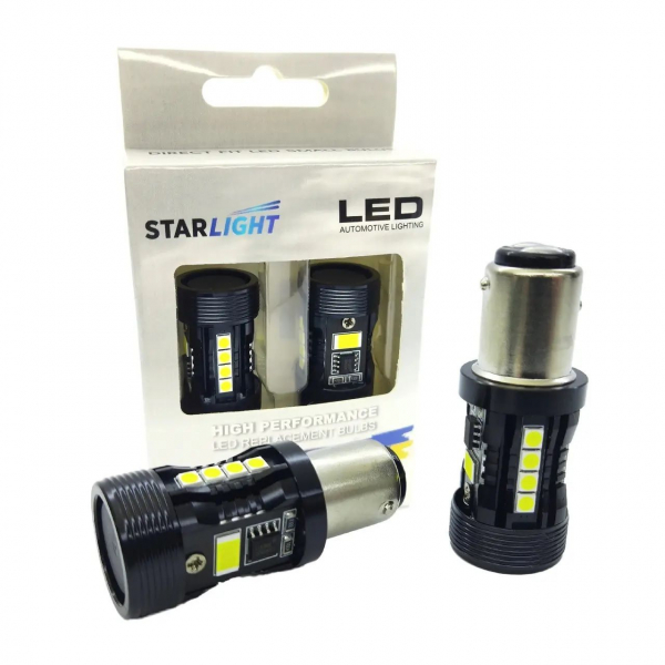 ������� LED StarLight Vision P21/5W (T25/5) BRS LED BAY15D 1157 White 6000K 12V - �������� 1