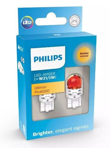 �������� Philips 11066AU60X2 W21/5W LED Ultinon Pro6000 - �������� 1