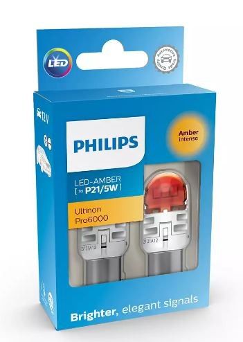 �������� Philips 11499AU60X2 P21/5W LED Ultinon Pro6000 - �������� 1