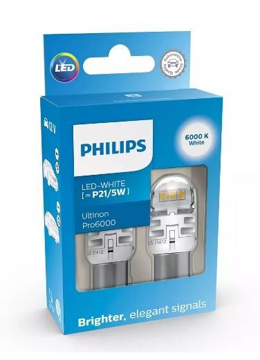 �������� Philips 11499CU60X2 P21/5W LED Ultinon Pro6000 - �������� 1