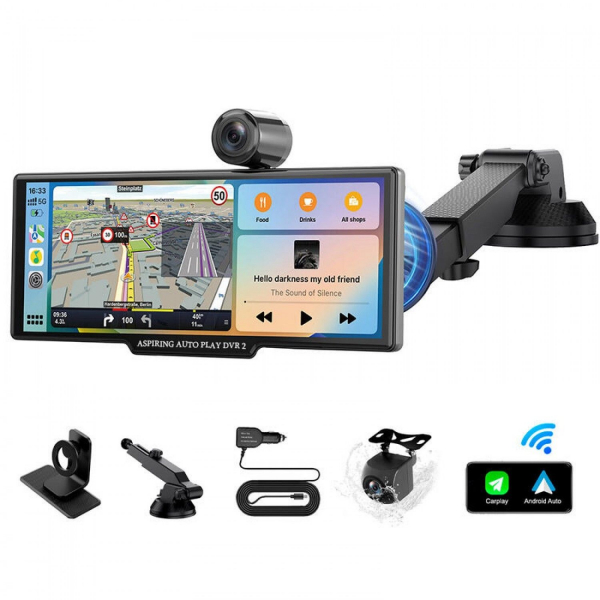 ������� Aspiring Auto Play DVR 2, Magnet, CarPlay, Android auto - �������� 1