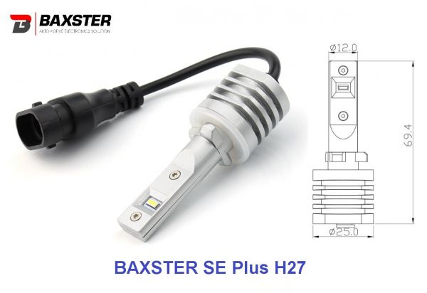 ���������� ����� Baxster SE Plus H27 6000K (2��) - �������� 1