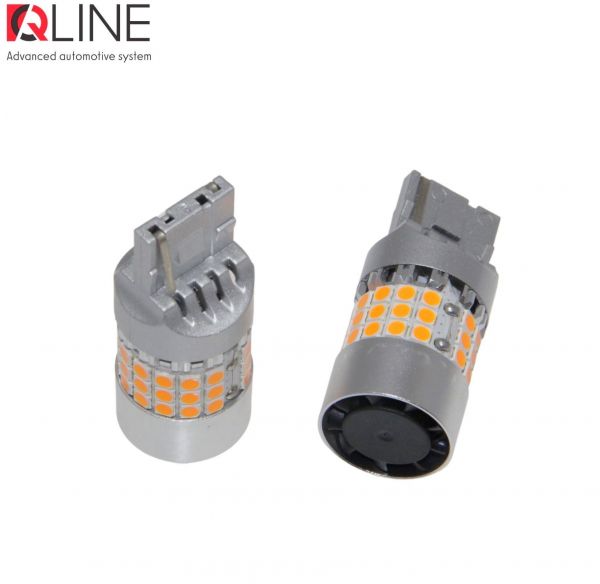�������� LED Qline 7440 (W21W) Amber CANBUS (2��) - �������� 1