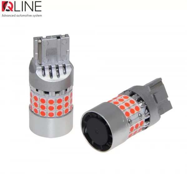 �������� LED Qline 7440 (W21W) Red CANBUS (2��) - �������� 1