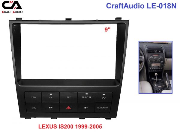 ����� ��������� � ��������� CraftAudio LE-018N LEXUS IS200 99-05 9" - �������� 1