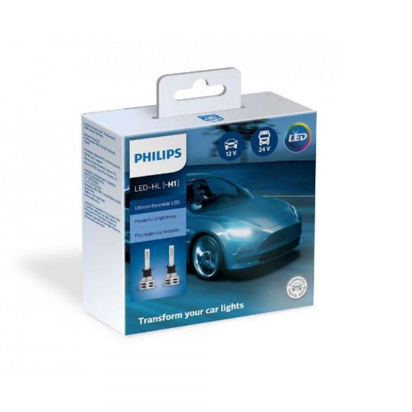 ����� ������������ PHILIPS 11258UE2X2 H1 19W 12-24V Ultinon Essential G2 6500K - �������� 1