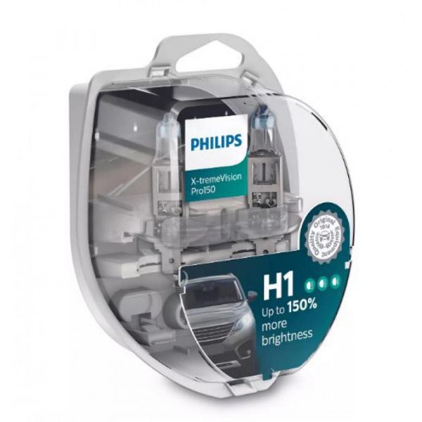 ��������� Philips H1 X-treme VISION PRO +150%, 3700K, 2��/������ (12258XVPS2) - �������� 1