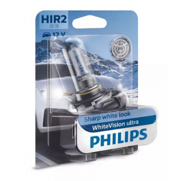 ����� ���������� Philips HIR2 WhiteVision ultra +60% 12V (3700K) B1 9012WVUB1 - �������� 1
