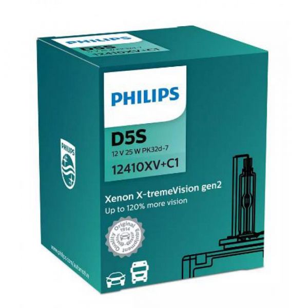 ��������� ����� Philips Xenon D5S X-treme Vision gen2 12410XV+C1 +120% - �������� 1
